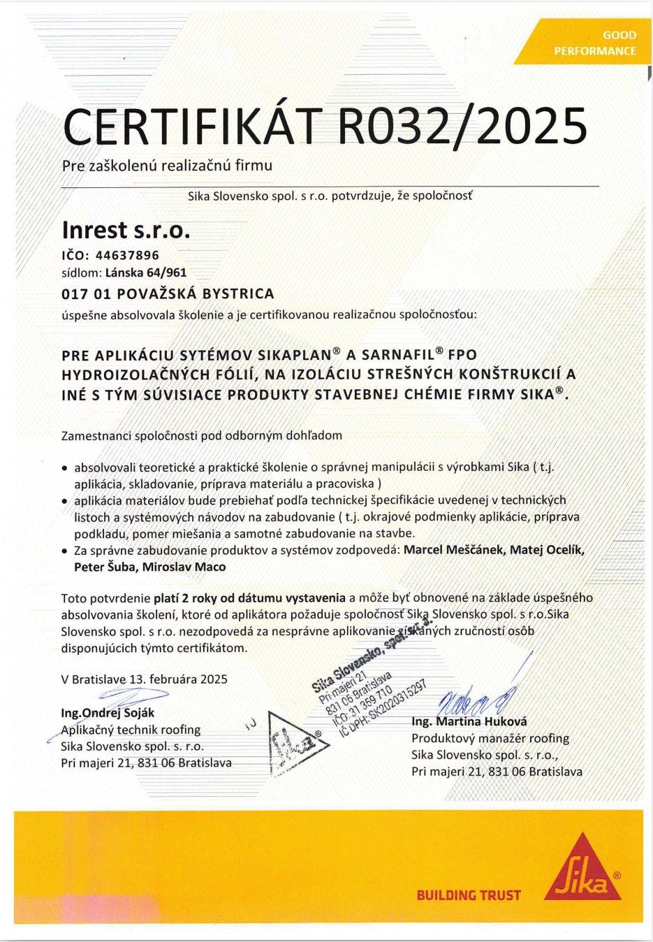 Sika Solution