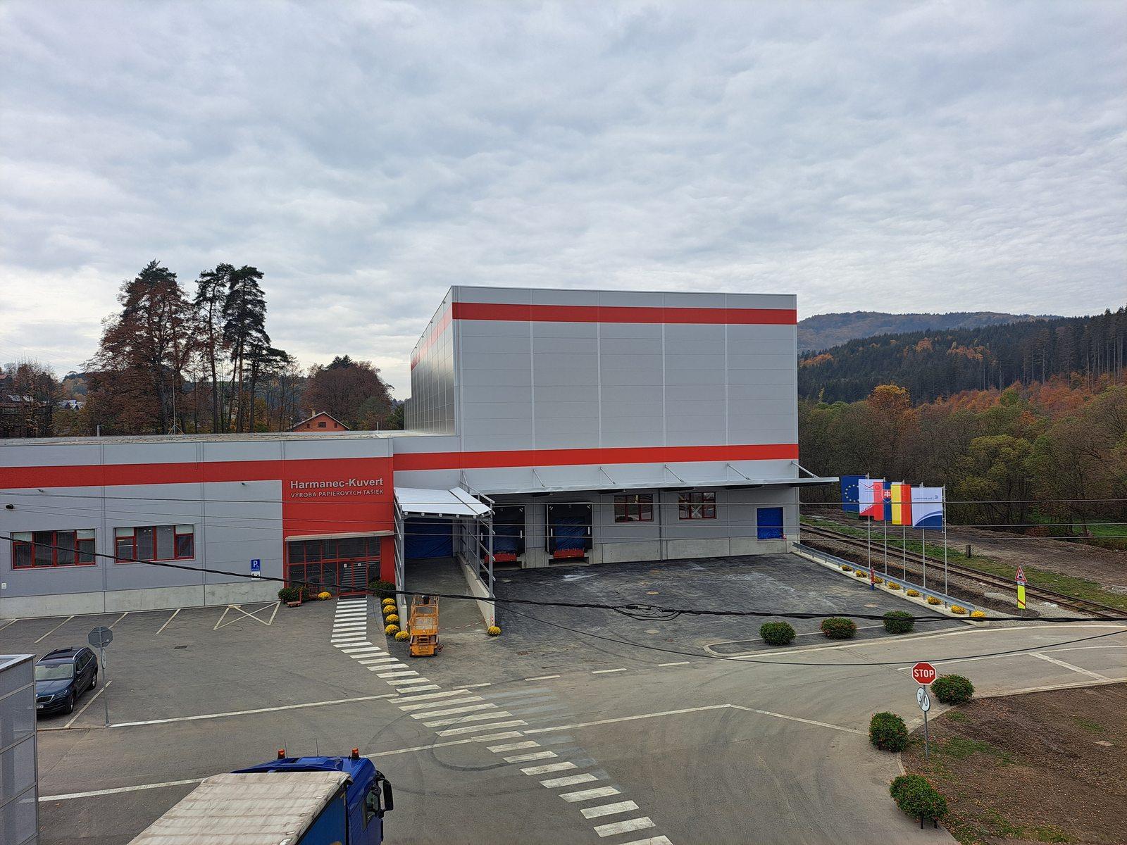 Projekt: SKLAD SUROVÍN, HARMANEC-KUVERT Brezno – 2022